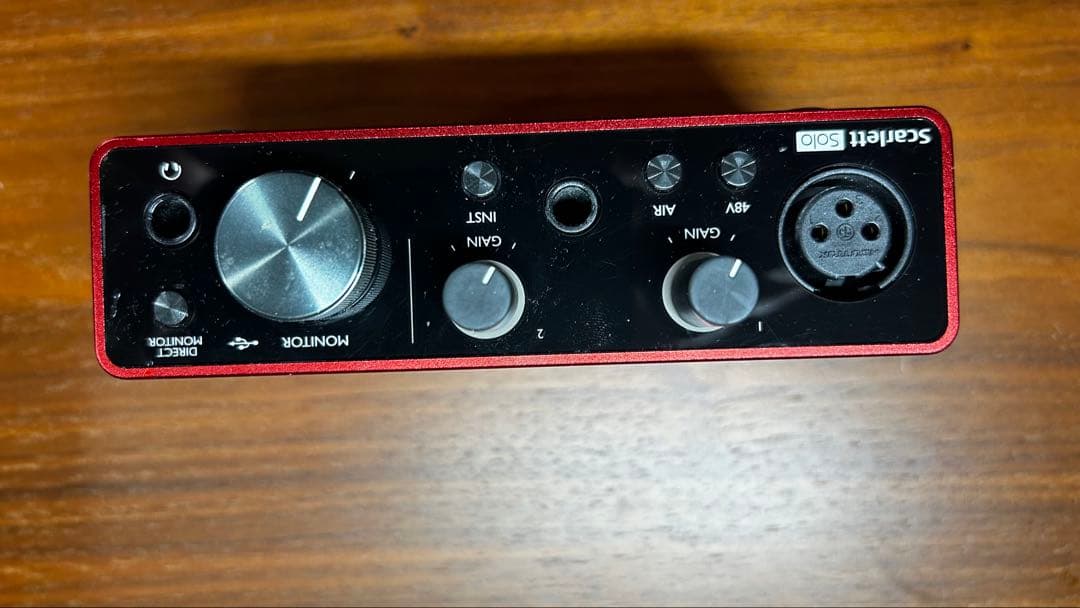 FocusriteフォーカスライトScarlettSolo (3rd Gen)