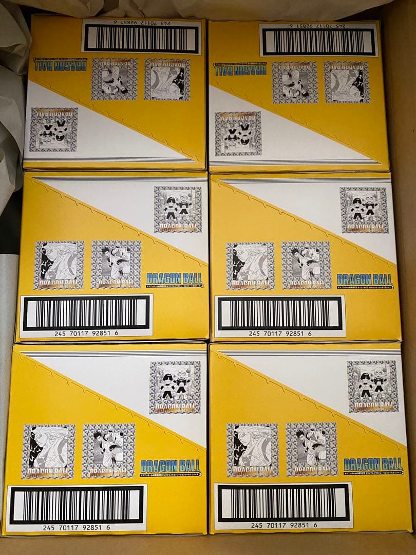 ドラゴンボール40周年記念　オリジナルイラストレーションシールウエハース2　6箱