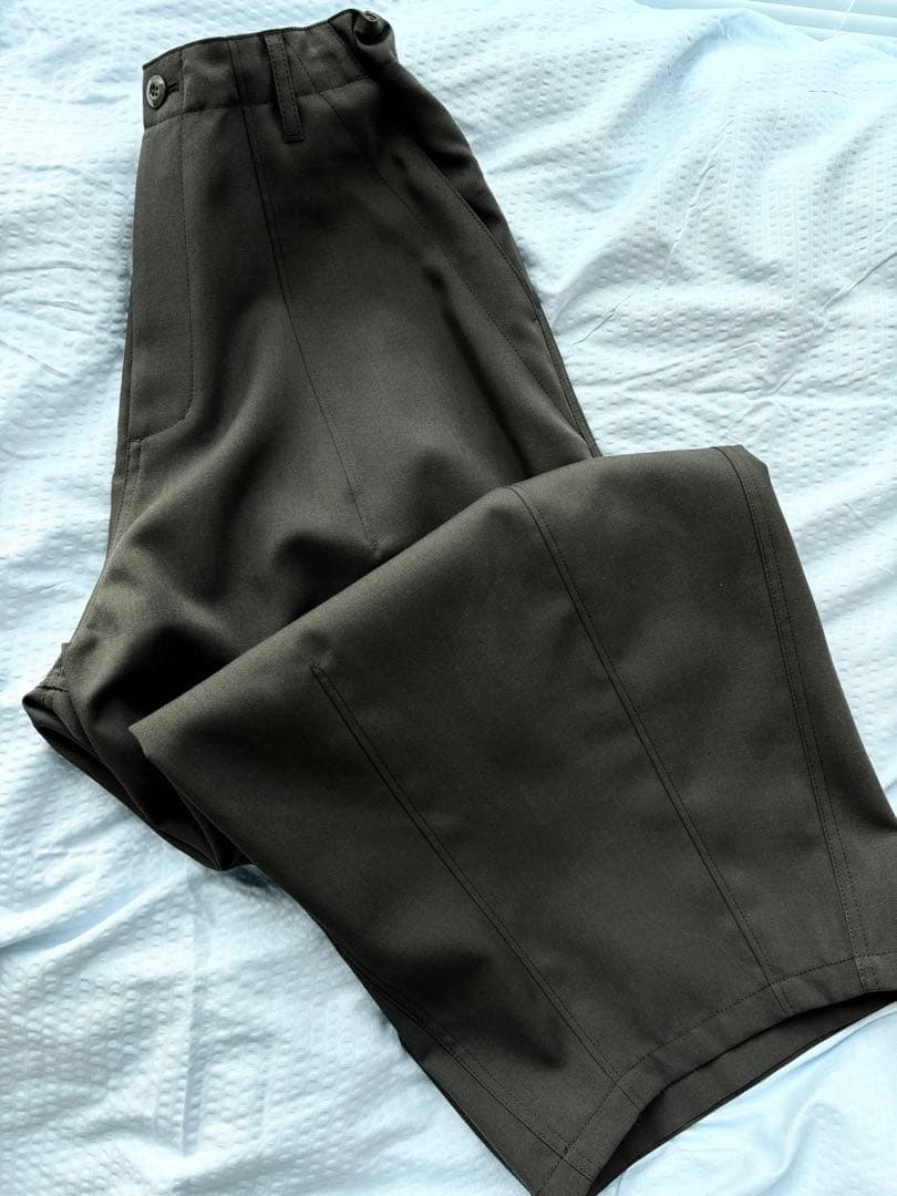 IENA LA BOUCLE ブライトギャバイージーバルーンパンツ