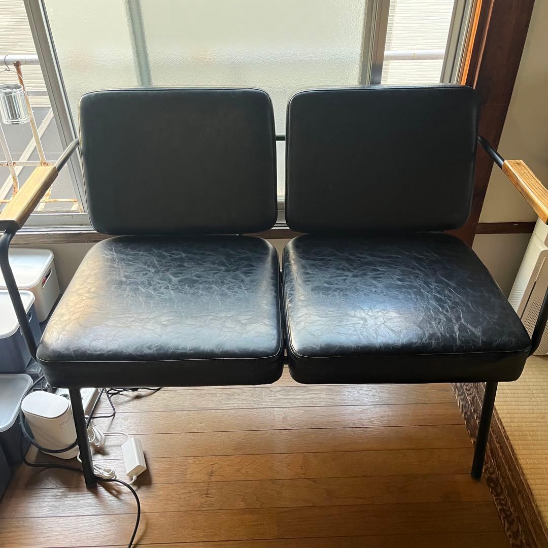 LOWYA ロウヤ　ソファ　2人掛け　インダストリアル　ヴィンテージ