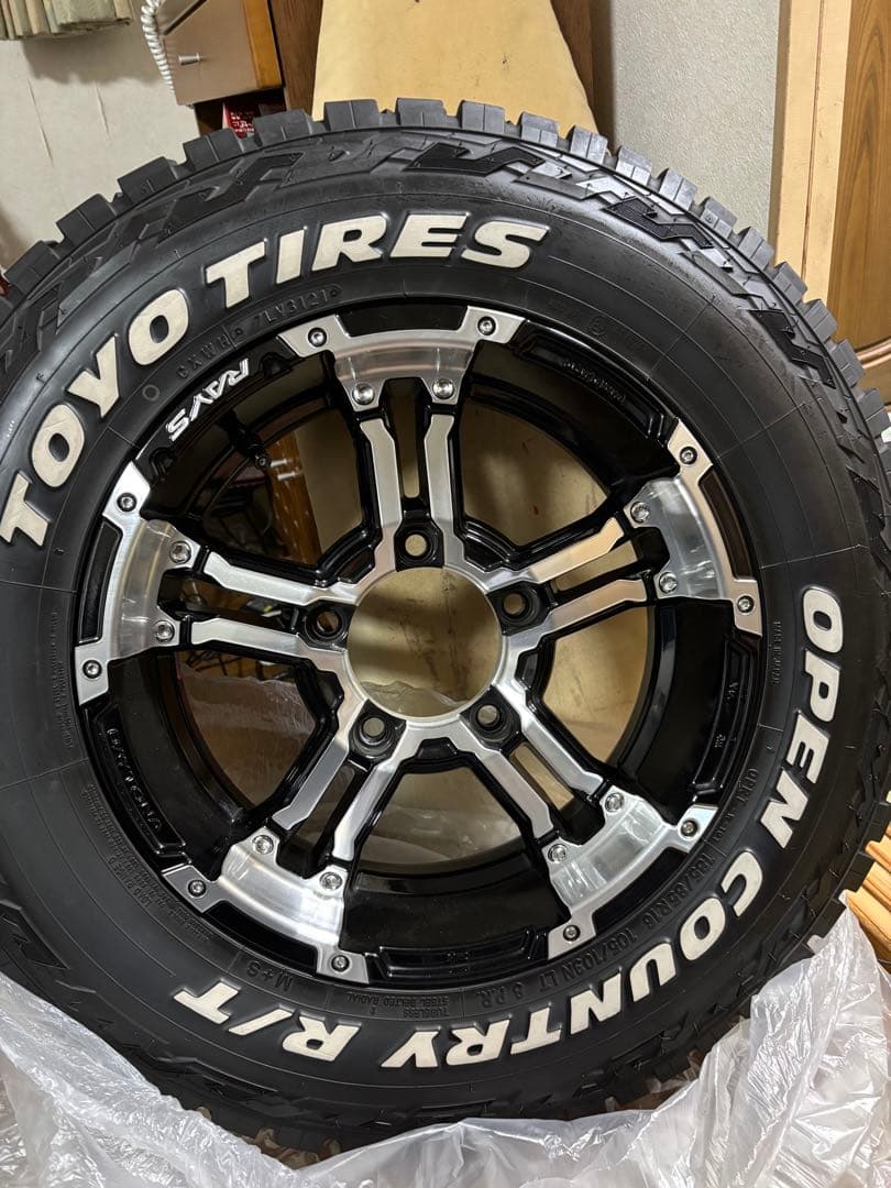 レイズFX-D 185-85-16 TOYOタイヤオープンカントリー7〜8分山