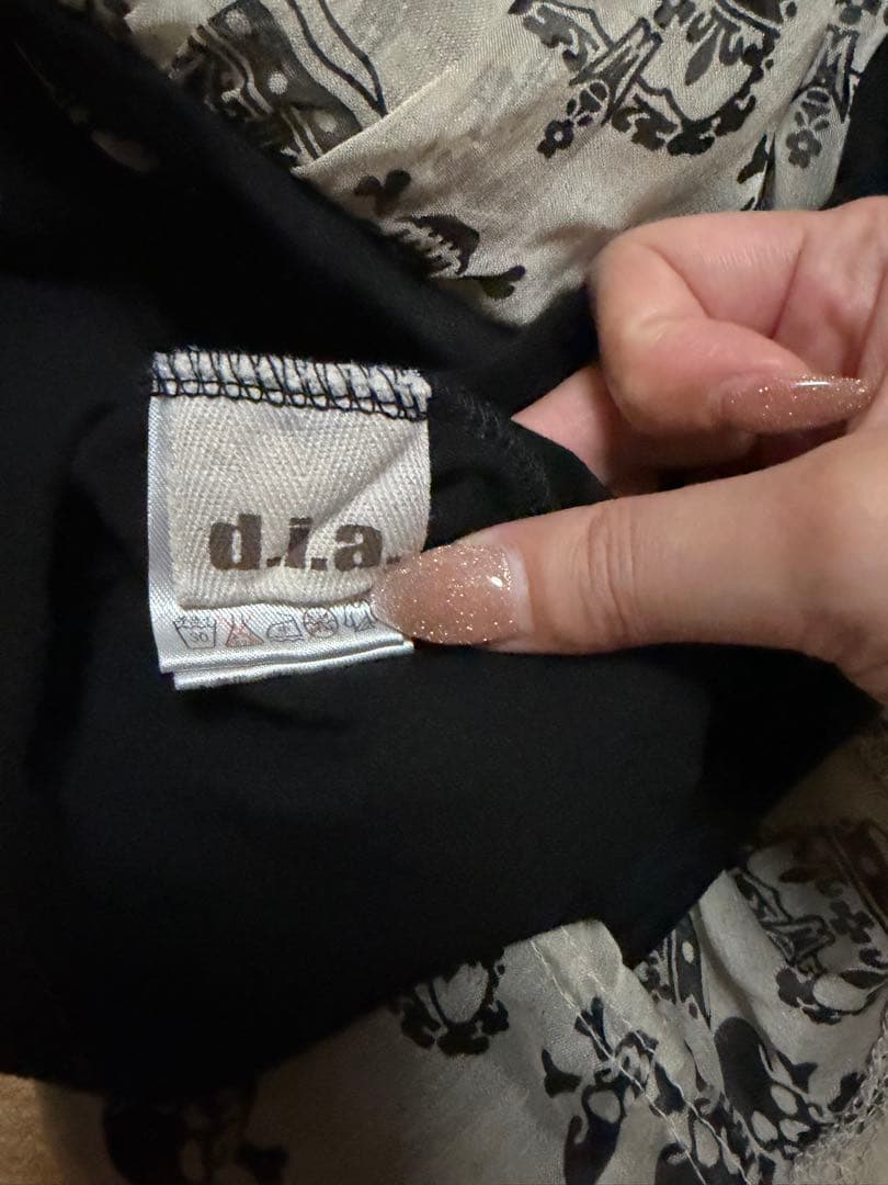 d.i.a. レア商品 スカル×クラウン柄 キャミソール