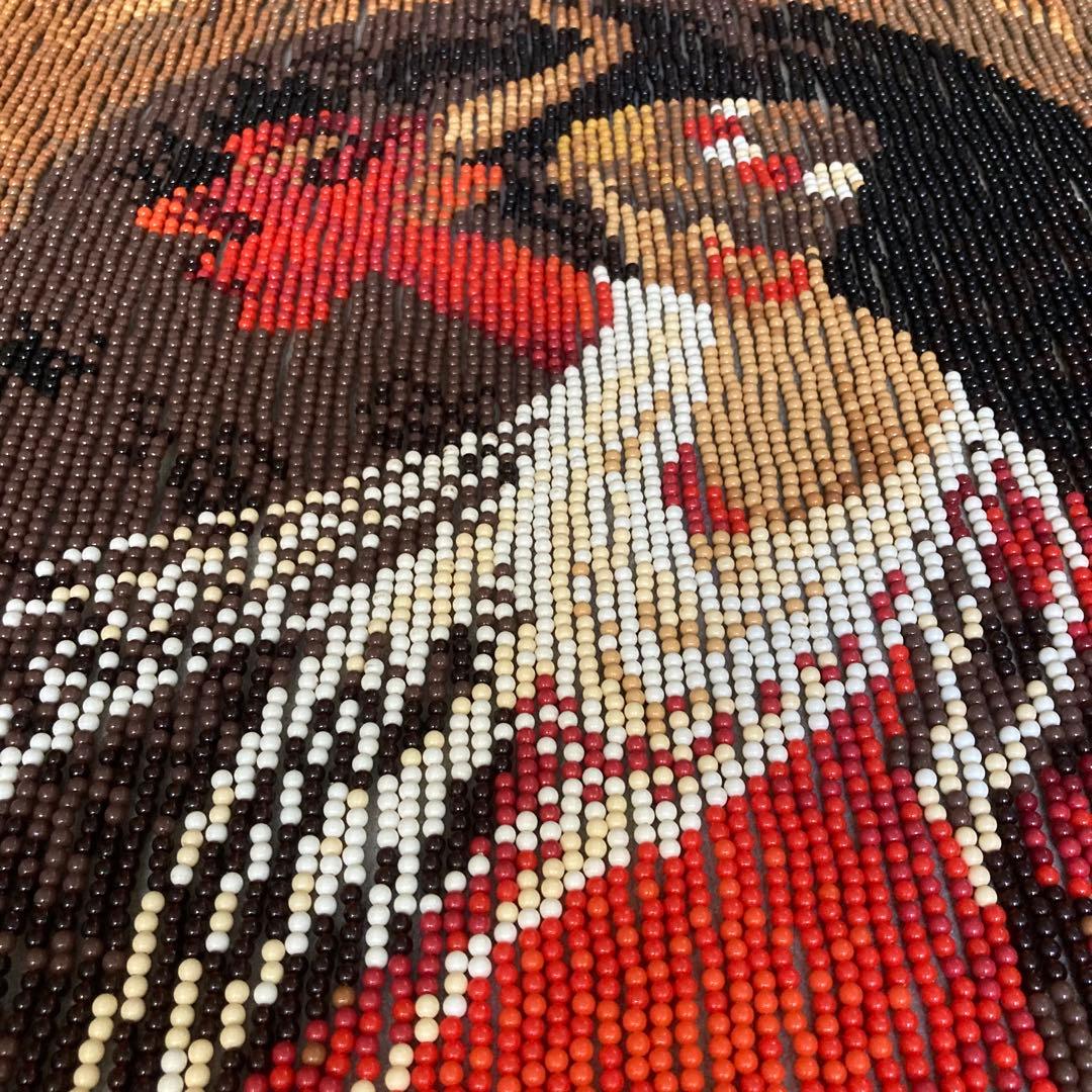 昭和レトロ ビーズのれん 85×150cm フラメンコダンサー ビーズカーテン