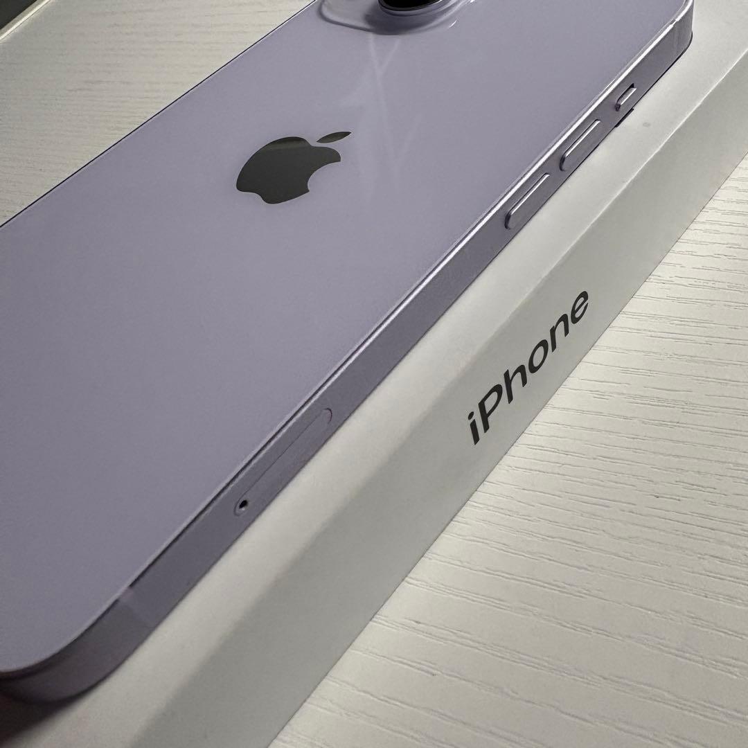 iPhone 14 128GB パープル SIMフリー 極美品