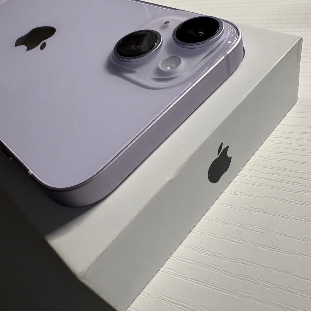 iPhone 14 128GB パープル SIMフリー 極美品