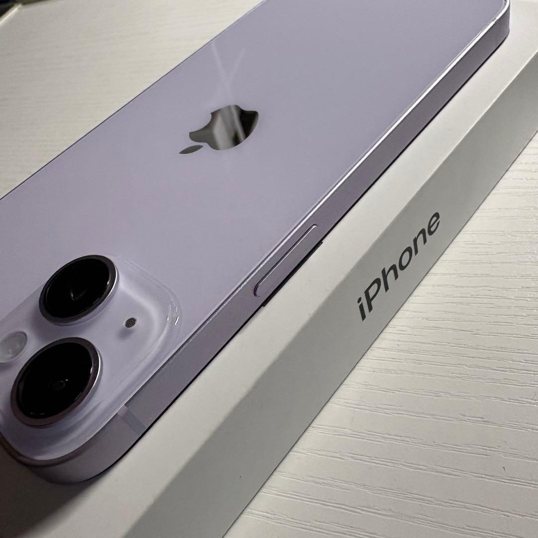 iPhone 14 128GB パープル SIMフリー 極美品