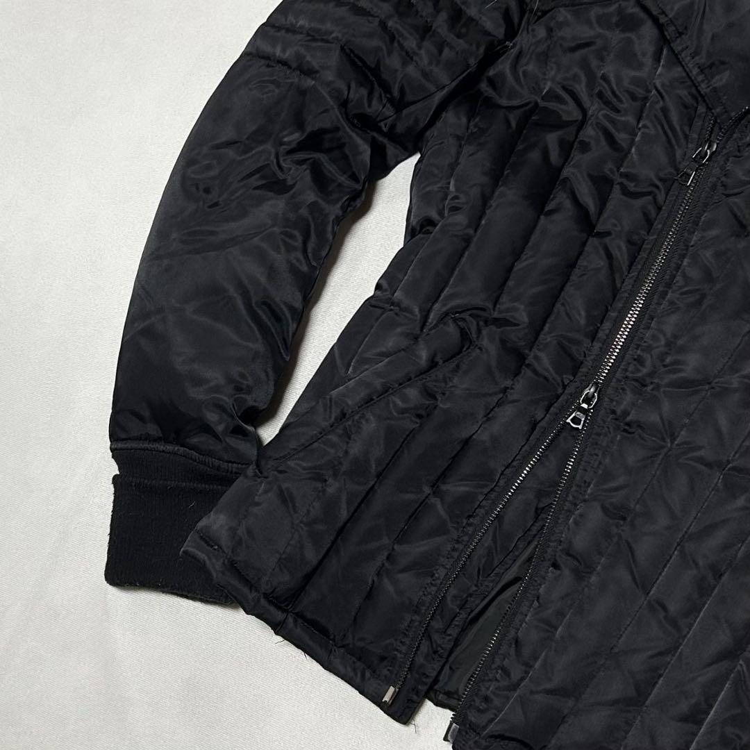 00s NO ID ダウンジャケット ファー ダブルジップ お兄系 Tech