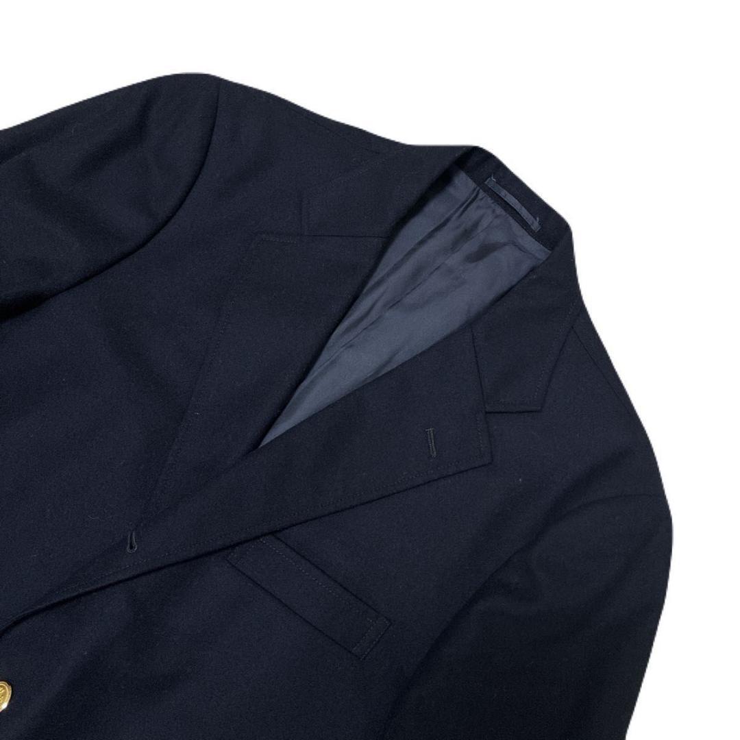 ジュンちゃん　ジェイプレス 紺ブレ 金ボタン 段返り ウール AB7