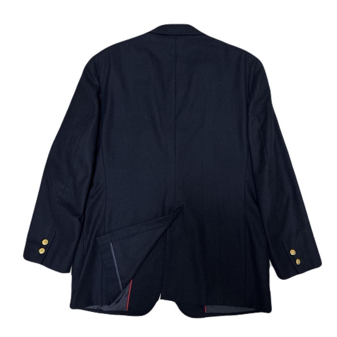 ジュンちゃん　ジェイプレス 紺ブレ 金ボタン 段返り ウール AB7