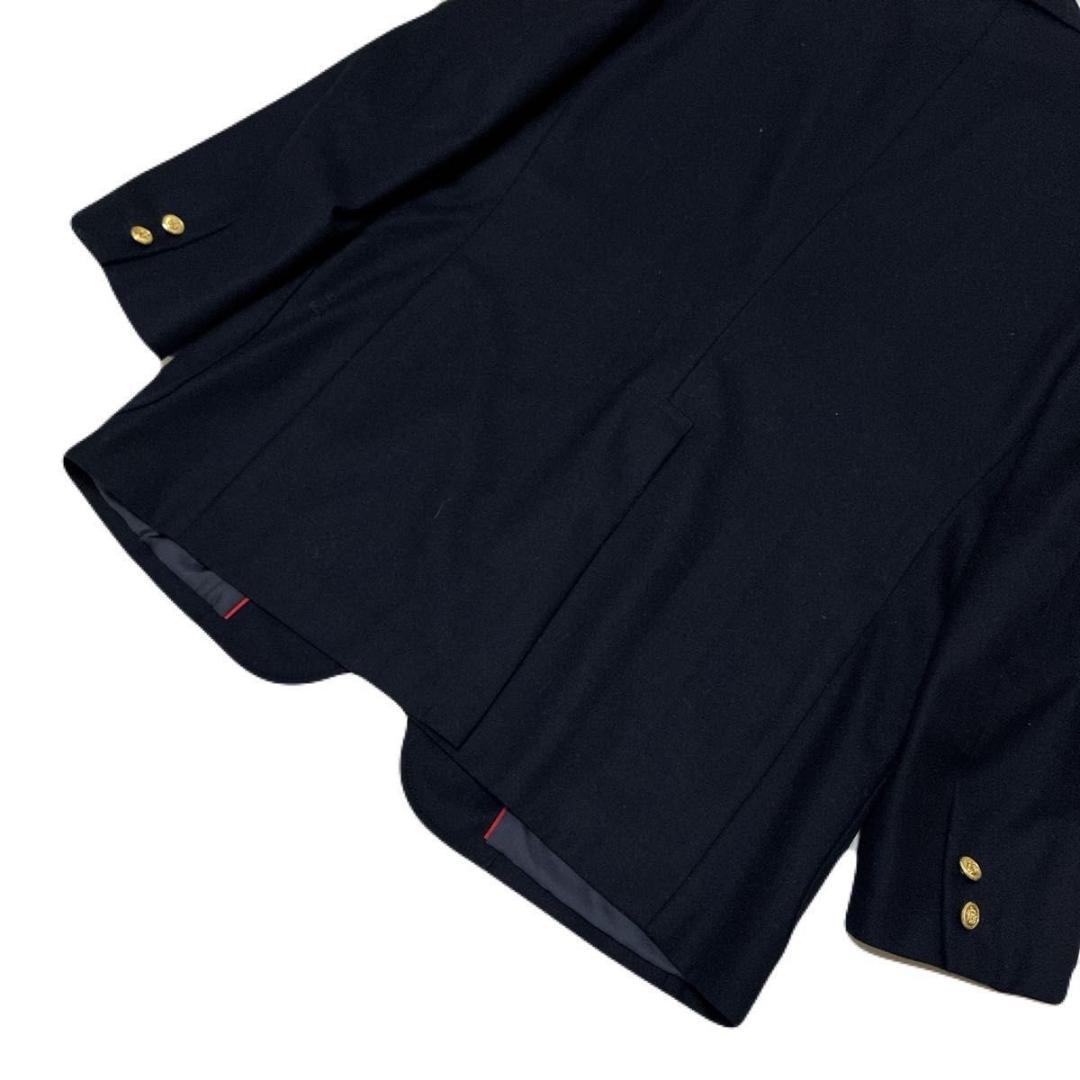 ジュンちゃん　ジェイプレス 紺ブレ 金ボタン 段返り ウール AB7