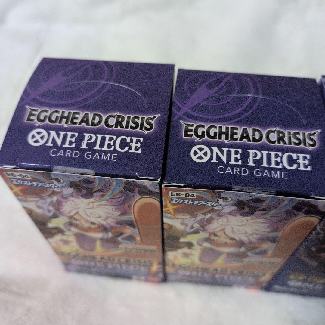 ❮ 未開封テープ付き!! ❯ EGGHEAD CRISIS 蒼海の七傑 4BOX