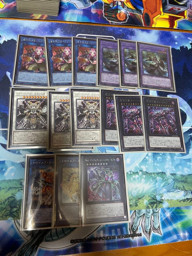 ラビュリンスデッキ　3重スリーブ　高レア　限定ジラーチスリーブ