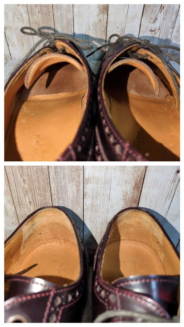 【Jalan Sriwijaya】ストレートチップ☆バーガンディ☆ダイナイト