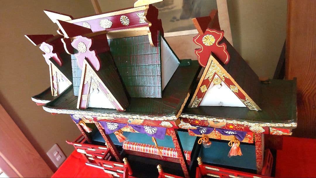雛人形御殿飾り 昭和30年代