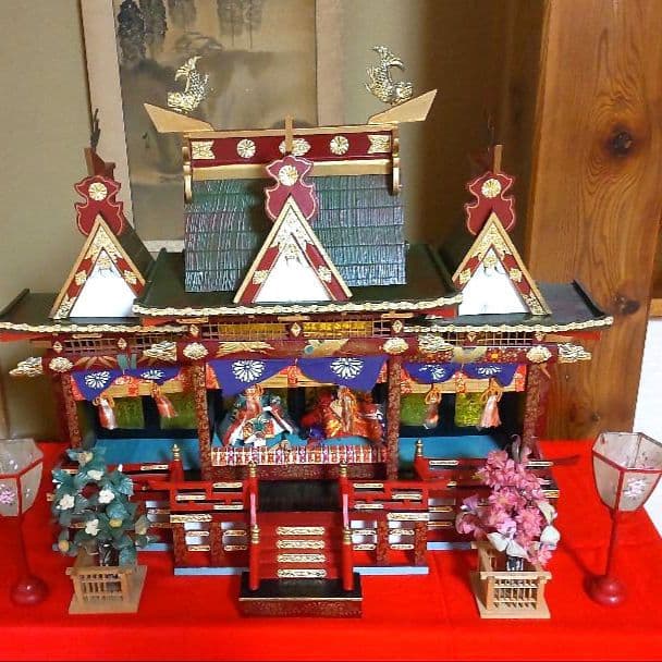 雛人形御殿飾り 昭和30年代