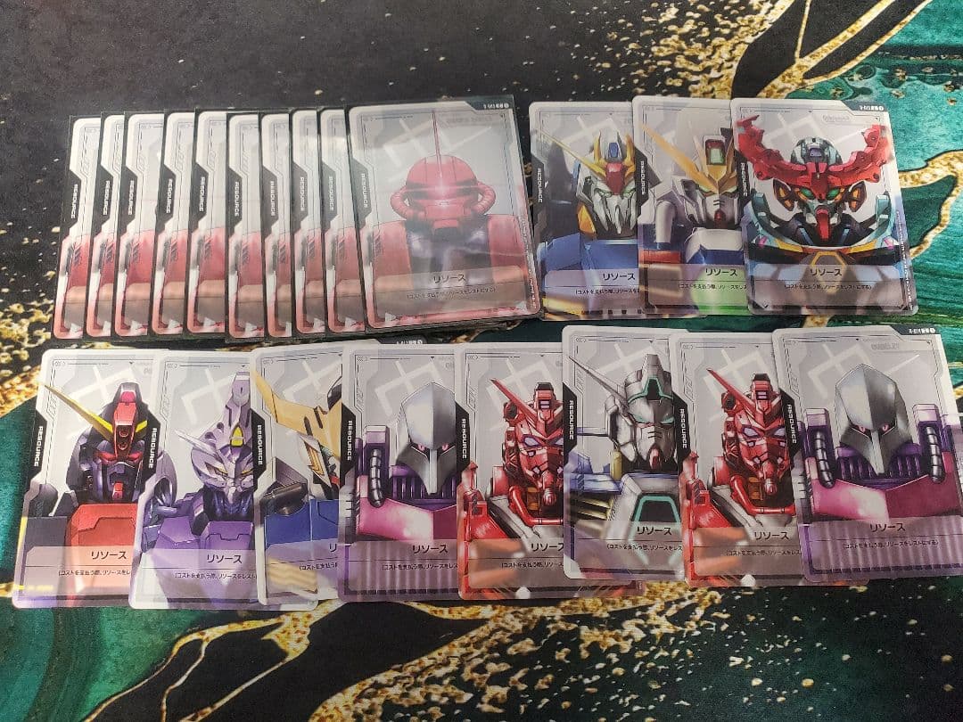 ガンダムカードゲーム プレイヤー引退品 構築済みデッキ6個 他