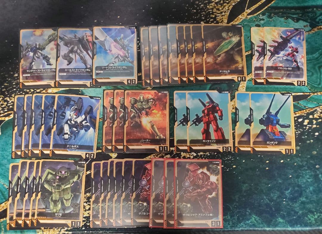 ガンダムカードゲーム プレイヤー引退品 構築済みデッキ6個 他