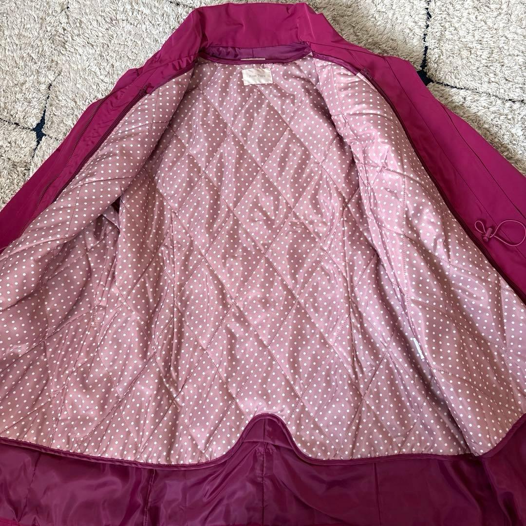 【タグ付き✨】ローズティアラ　2way 46サイズ　ステンカラーコート　ライナー