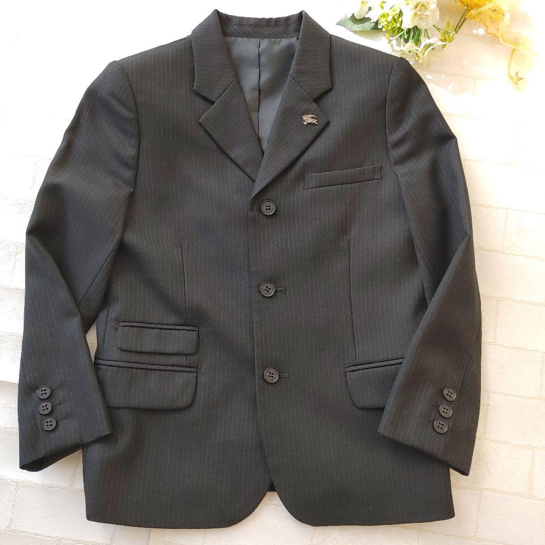 最終価格 BURBERRY 男の子 スーツ フルセット バッジ付 130 美品