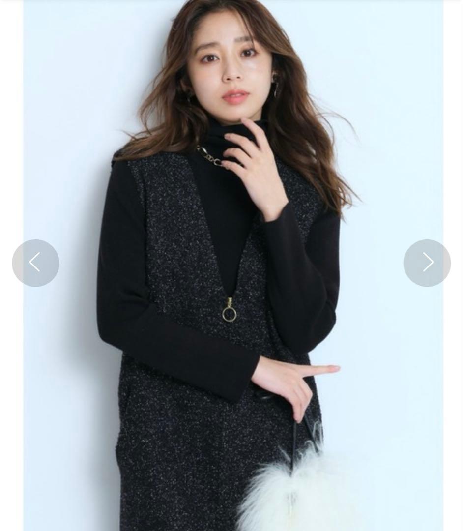 【新品】ジャスグリッティー　リングファスナージャンスカ