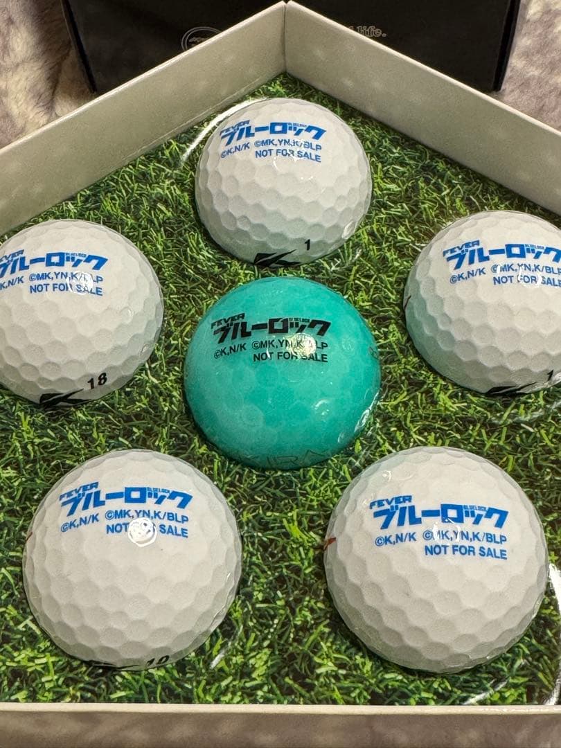 ヴァルヴレイヴ2 & ブルーロック 非売品ゴルフボールセットまとめ