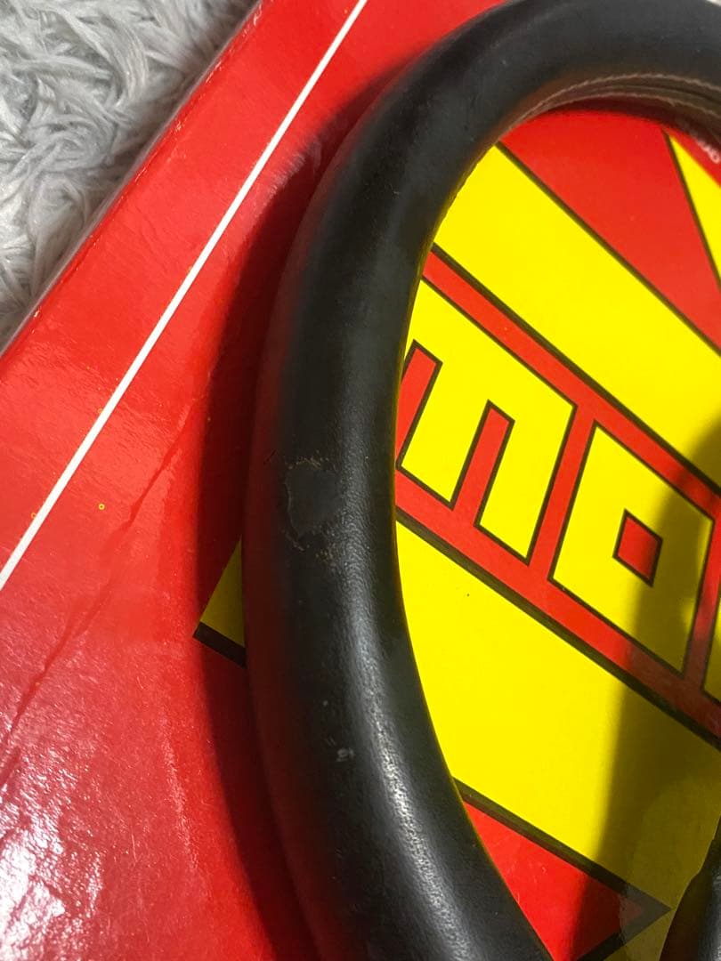 MOMO CORSE 350mm レザーステアリング　即決大歓迎