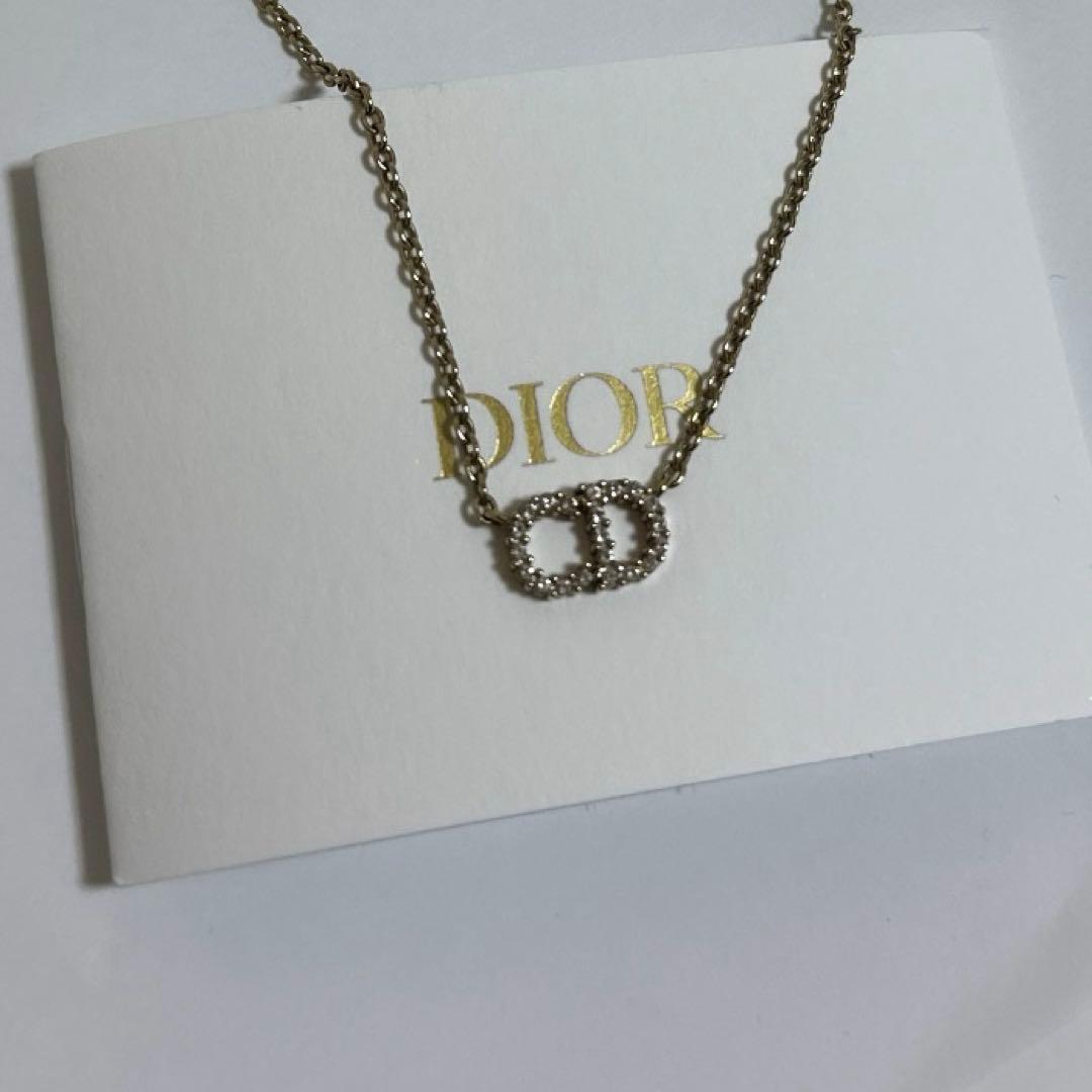 正規品 Dior Clair D Lune CDロゴ Diorネックレス