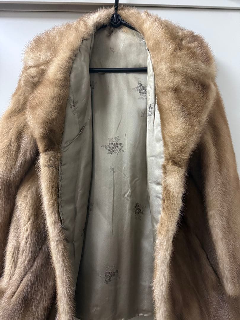 ミンク毛皮コート