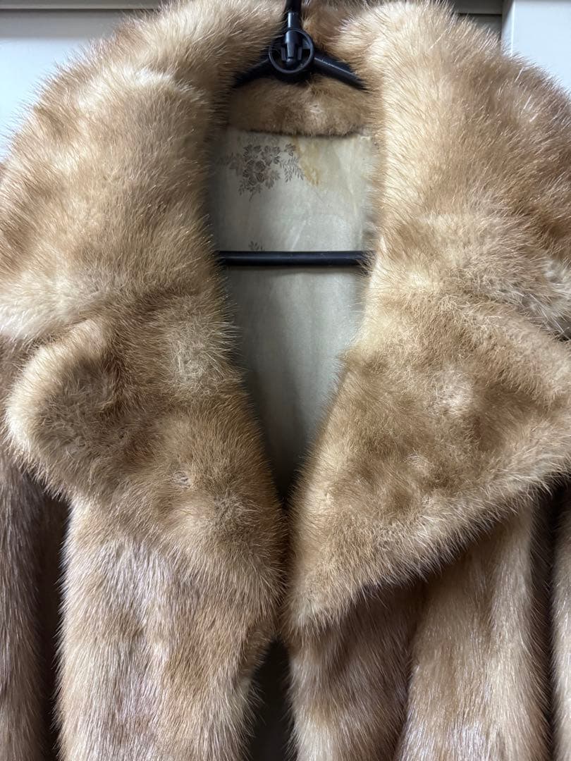 ミンク毛皮コート