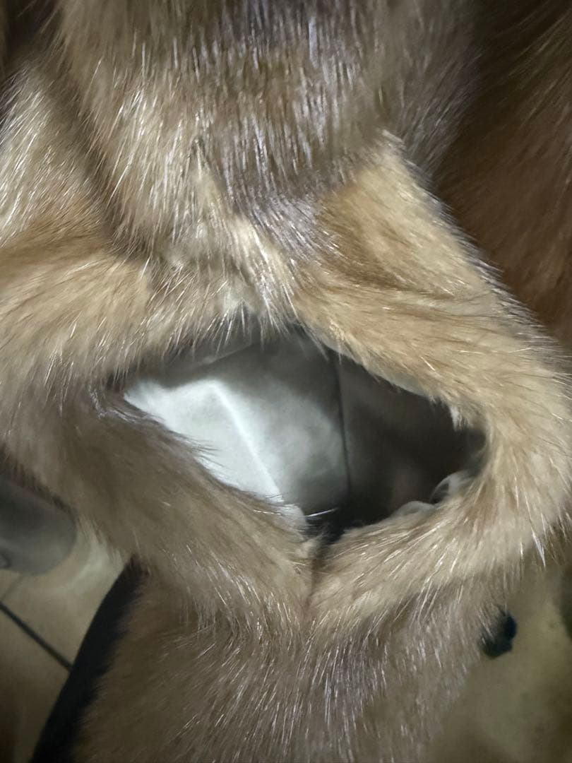 ミンク毛皮コート