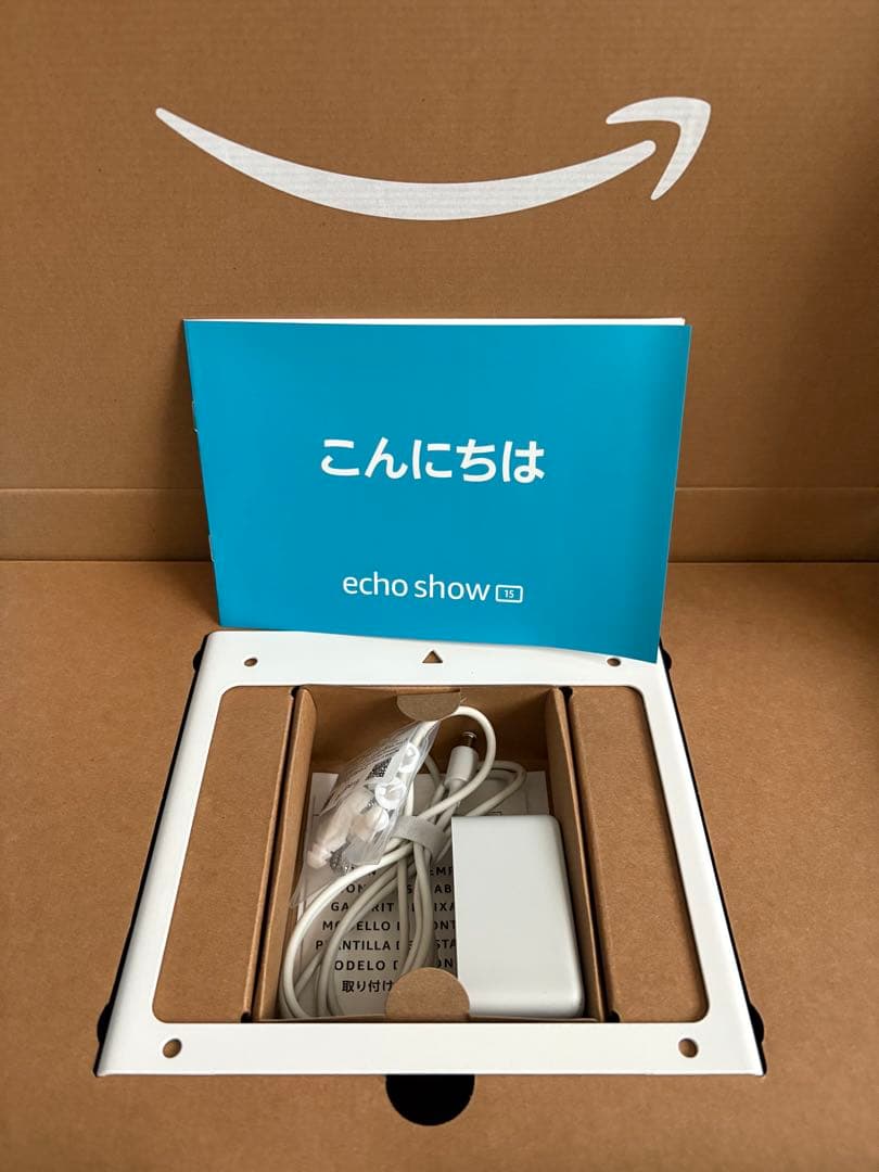 Echo Show 15 スマートTV 壁掛け用取り付け金具付　別売枠付き　美品