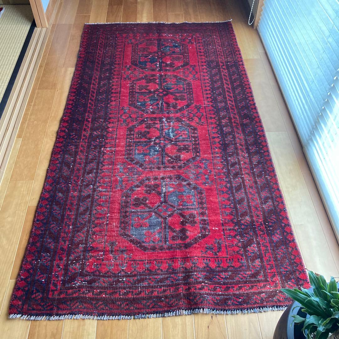 ★ N★ ヴィンテージラグ　トライバルラグ　トルクメン