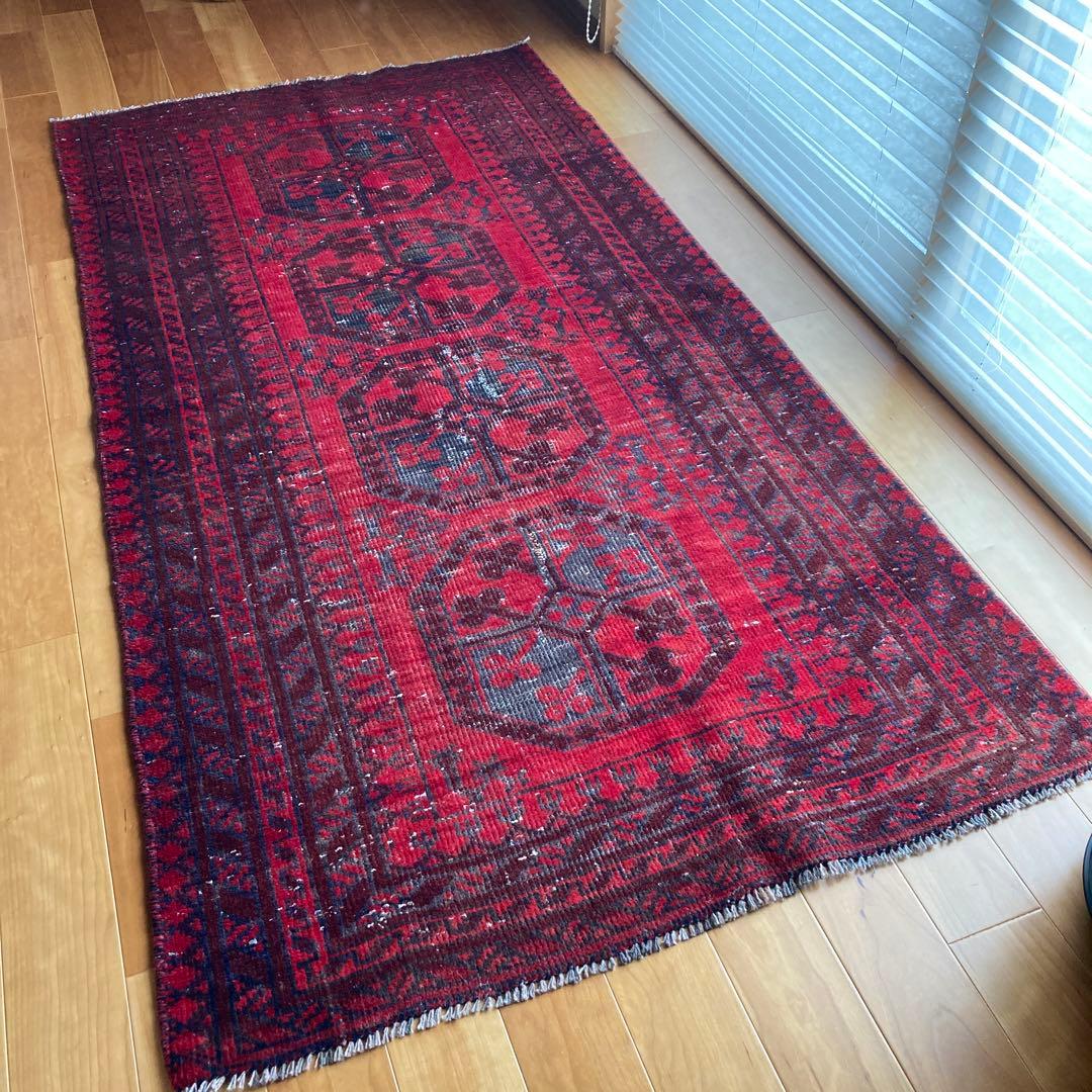 ★ N★ ヴィンテージラグ　トライバルラグ　トルクメン