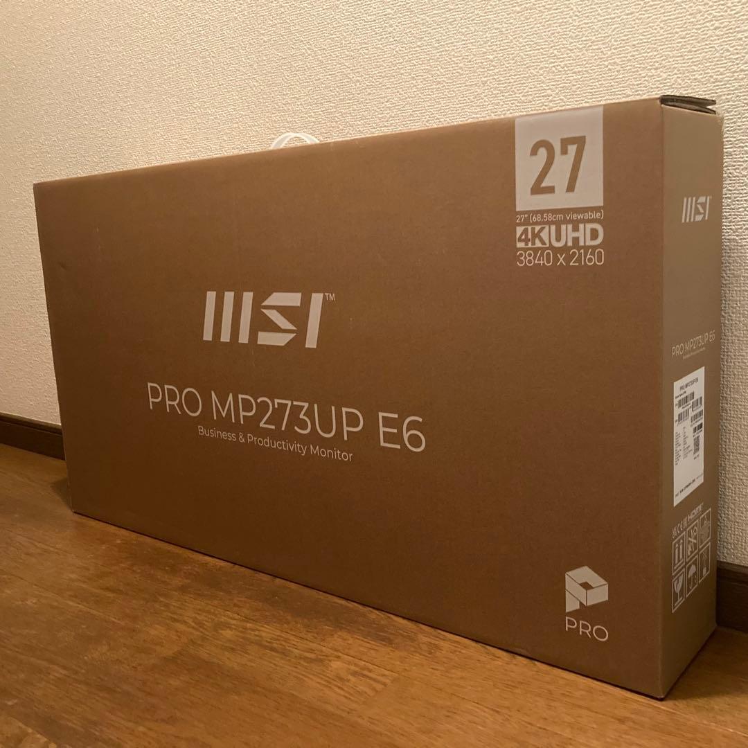 MSI PCモニター PRO MP273UP E6 27型 4k