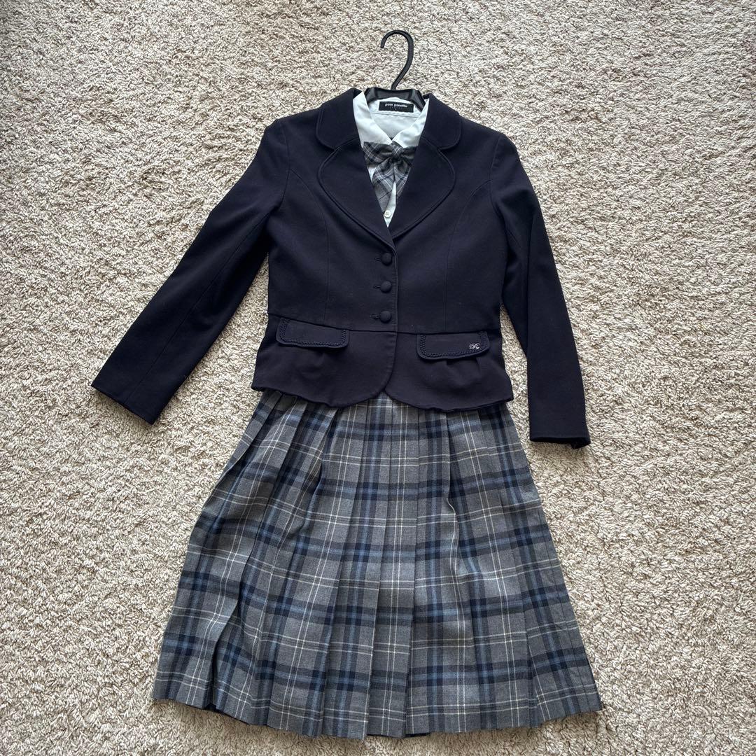 ポンポネットジュニア　 スーツ 4点セット 受験 卒業式 Lサイズ