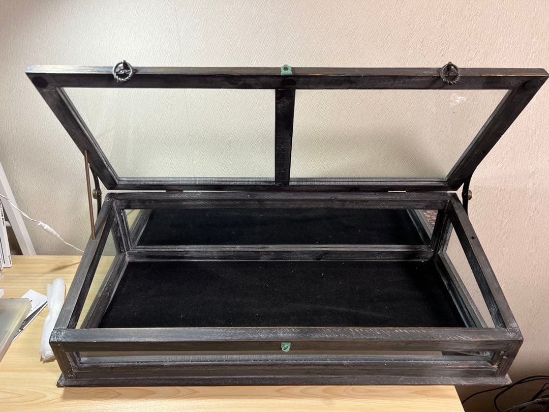 アンティークガラスショーケース