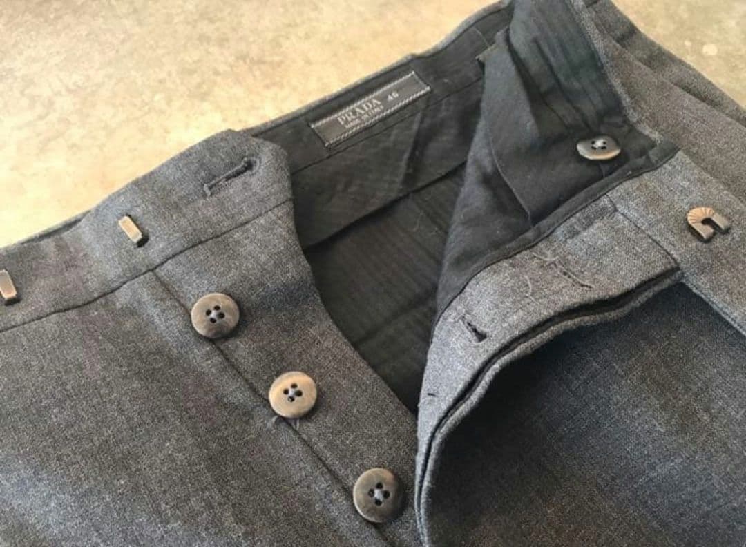 PRADA フレア スラックス