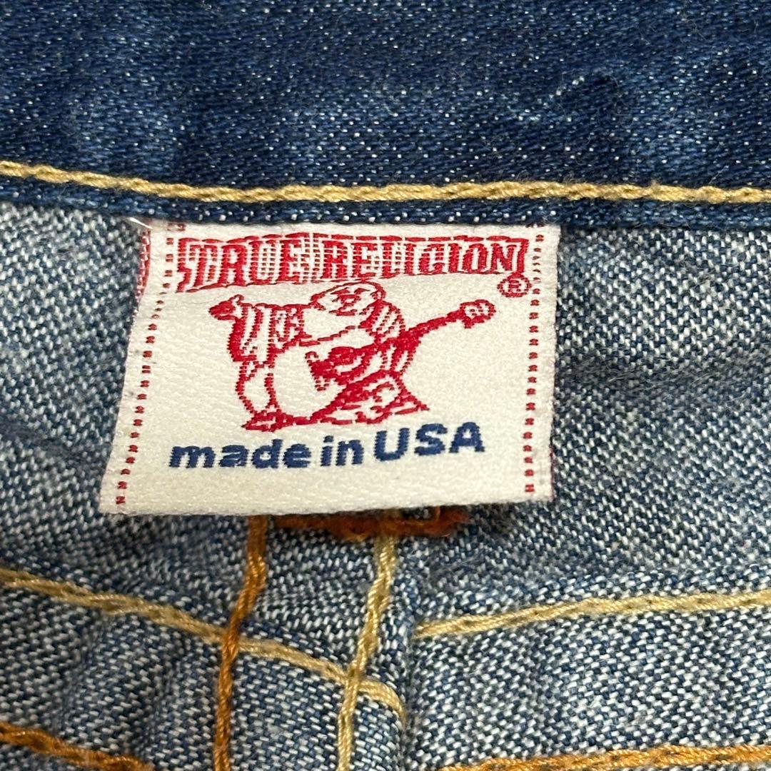 TRUE RELIGION JOEY 刺繍 デニム Y2K フレア