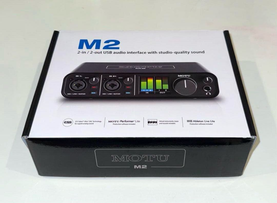 【新品】MOTU M2 USBオーディオインターフェース