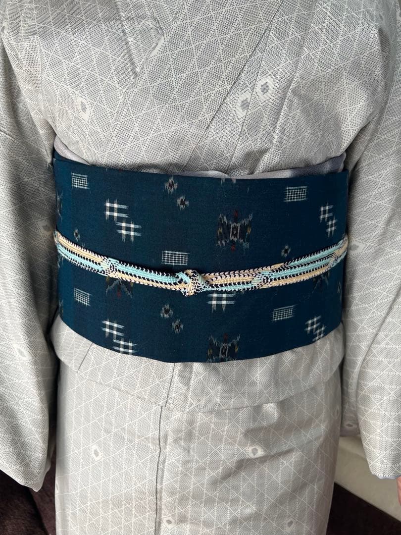 名古屋帯　紬地　ほぼ新品