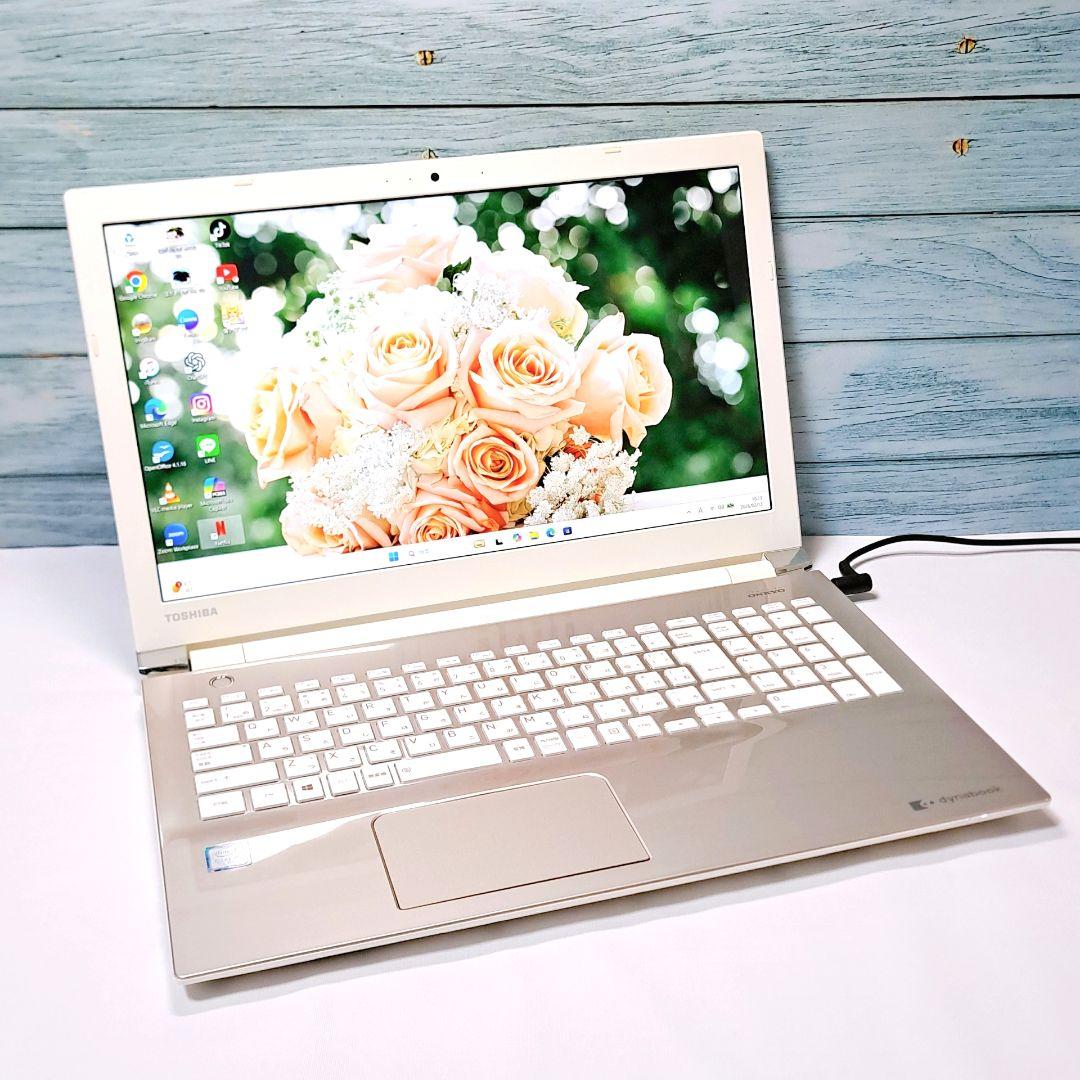 J102【人気】7世代i7/1000GB 東芝ノートパソコン Windows11