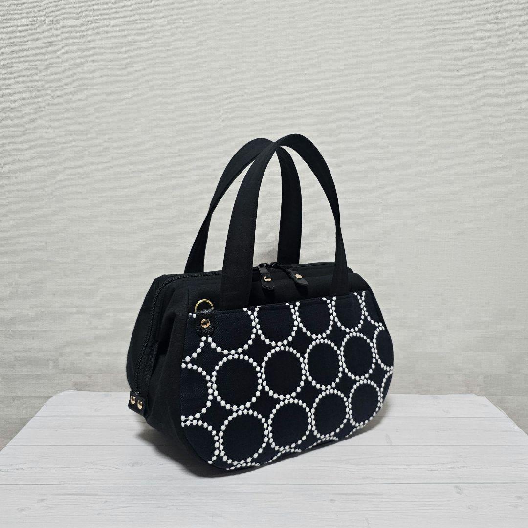 t.ぽってりボストンL タンバリン ネイビー ミナペルホネン