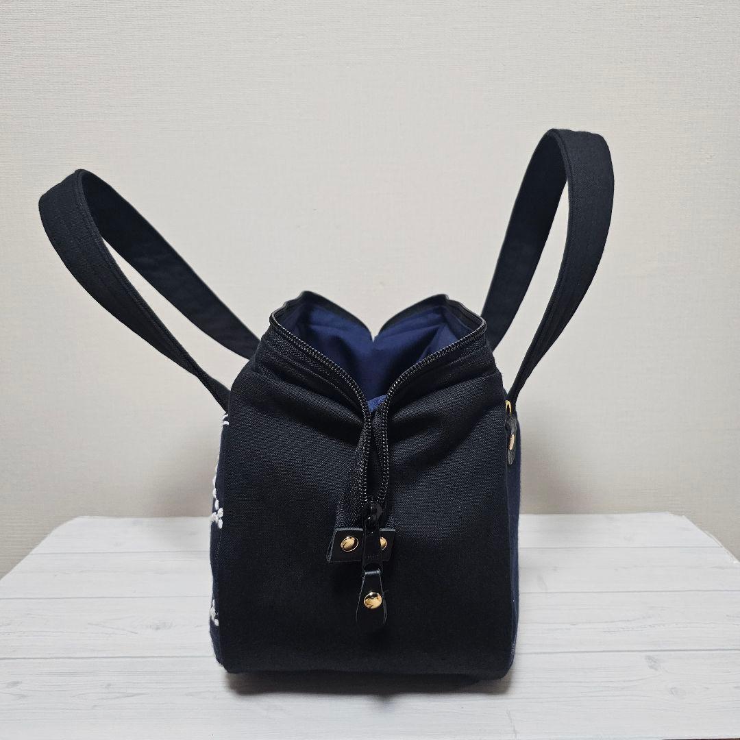 t.ぽってりボストンL タンバリン ネイビー ミナペルホネン