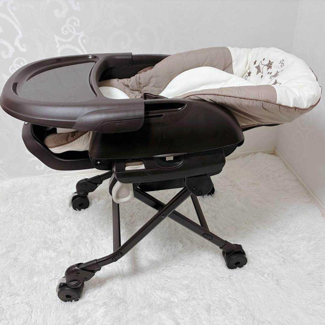 【良品】Combi コンビ ネムリラAT 新生児 自動 ハイローチェア