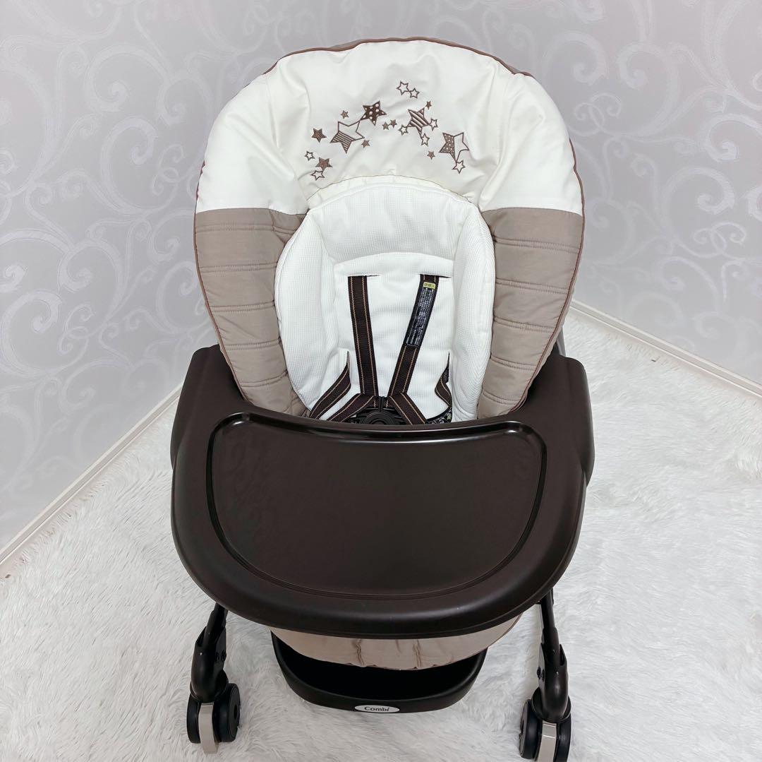 【良品】Combi コンビ ネムリラAT 新生児 自動 ハイローチェア