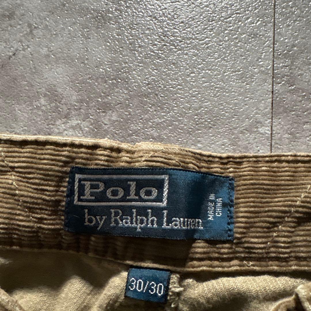 超希少　90s〜00sラルフローレン　コーデュロイ　パラシュートパンツ30/30