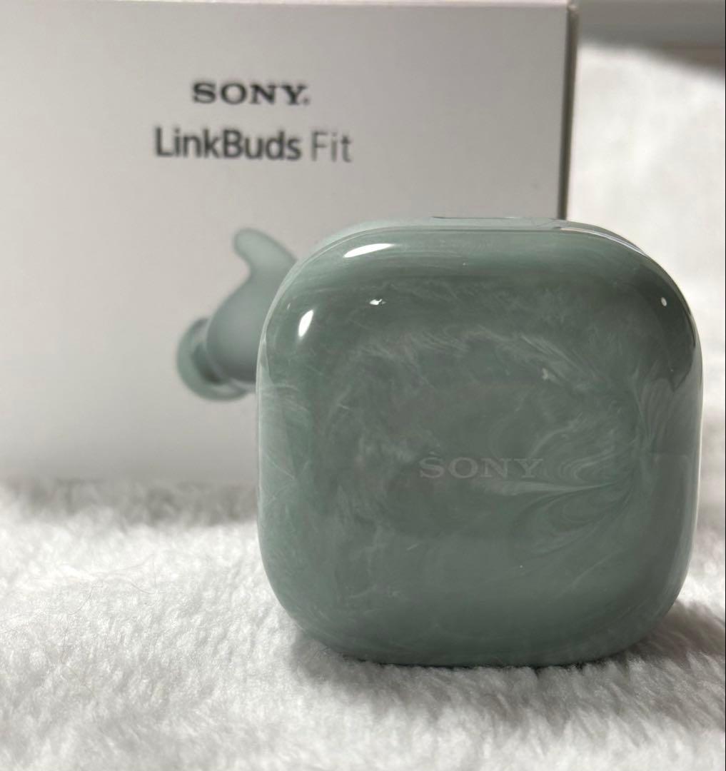SONY LinkBuds Fit ケースの　(外箱あり) グリーン