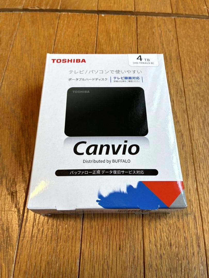 ★新品未開封★TOSHIBA Canvio 4TB ポータブルハードディスク2台