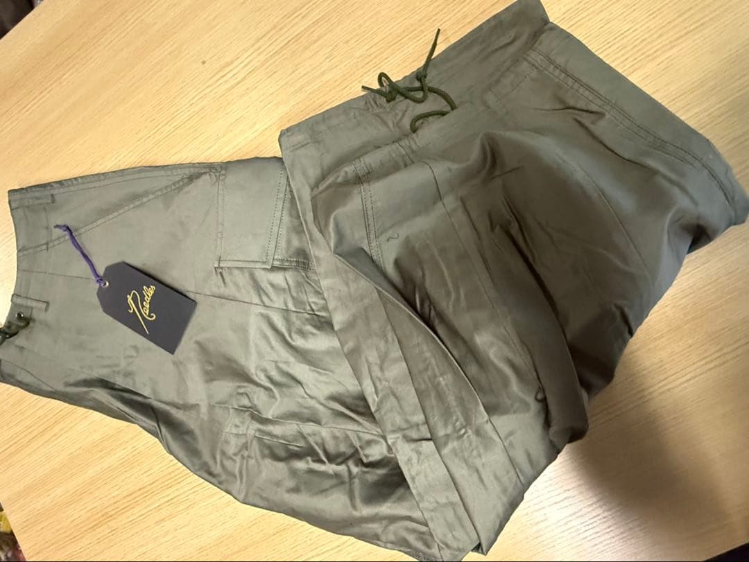 ニードルス カーゴパンツ オリーブグリーン