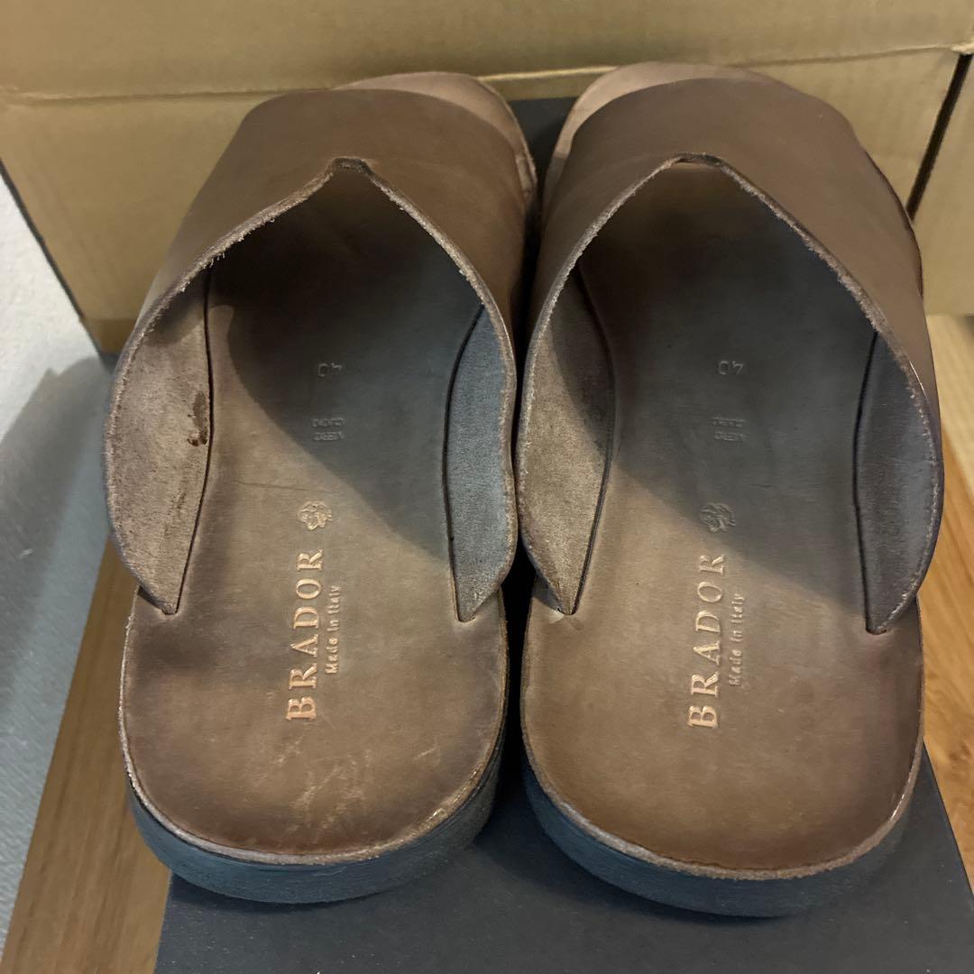 BRADOR ブラドール　レザーサンダル size40